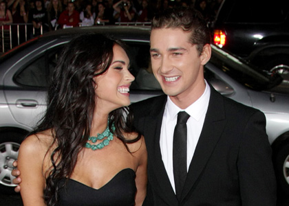 shia labeouf and megan fox transformers. shia labeouf and megan fox