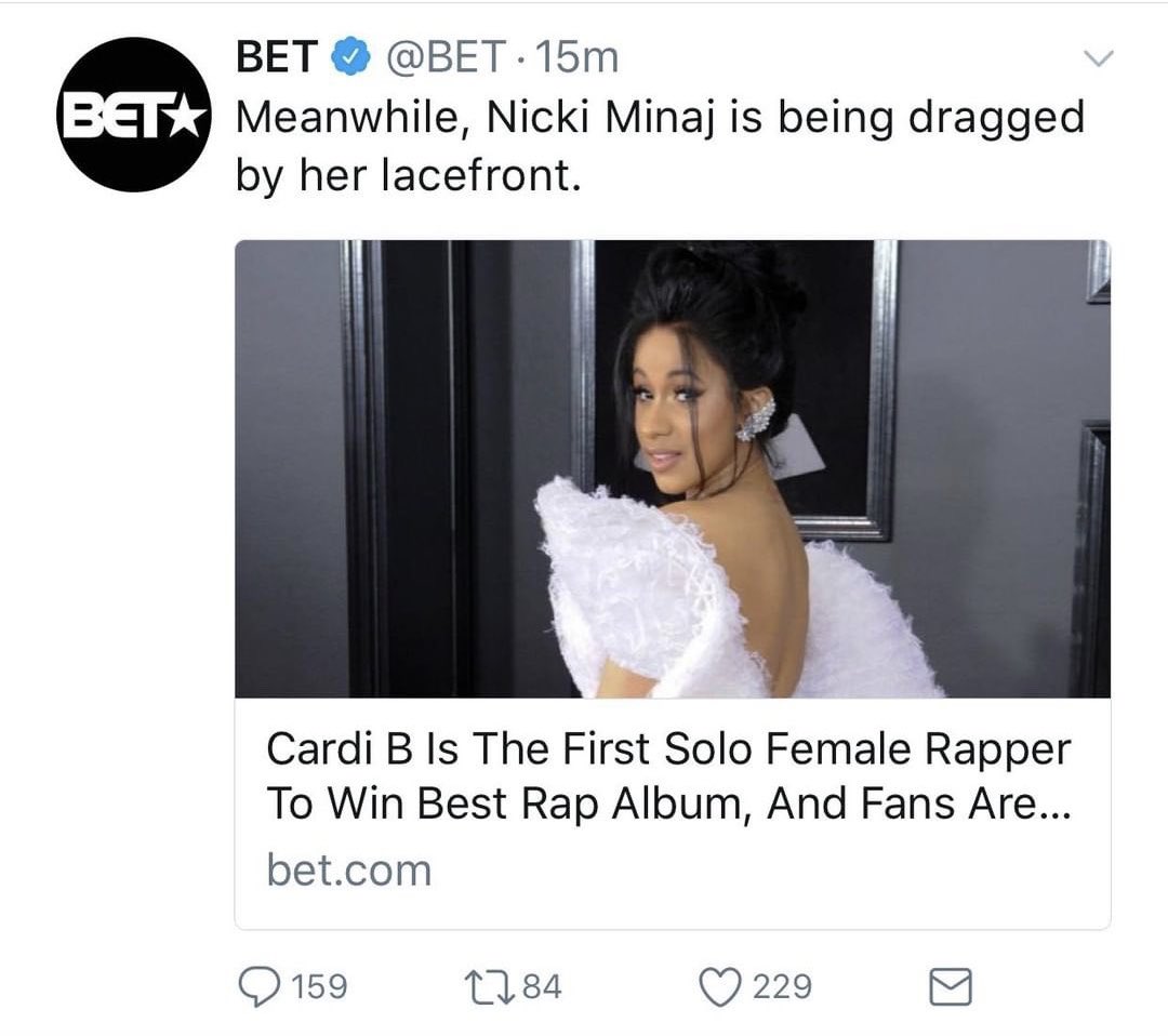 Nicki Minaj Slams BET Over Tweet On Twitter